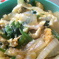 hadukisann's cooksnap of when they made 豚肉とほうれん草の卵とじ.