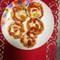 クック28TS9Q☆'s cooksnap of when they made 餃子の皮で♪簡単おいしい♪ミニピザ☆.