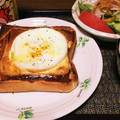 ❁Abake❁'s cooksnap of when they made くっ付かない！レンジで目玉焼き☆簡単♡.