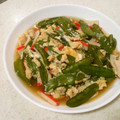 さくらちょことまと's cooksnap of when they made 簡単☆絹さやとお麩の卵とじ.