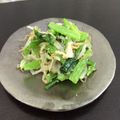 ブルージェル's cooksnap of when they made 我が家のもやしと小松菜のナムル☆.