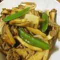 低カロ探検隊's cooksnap of when they made きのこタップリ♪筍と豚肉の炒め物.