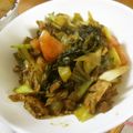 低カロ探検隊's cooksnap of when they made 高菜と豚肉のさっぱりトマトレモン炒め.