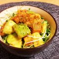 まいもちくま's cooksnap of when they made 鮪とアボカドのポキ丼♪お弁当にも.