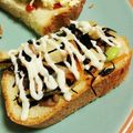 メダカの赤ちゃん's cooksnap of when they made リメイク！ひじき煮マヨトースト.