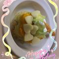 もぐもぐ☆～⌒☆'s cooksnap of when they made 【簡単オーブン不使用】犬用お誕生日ケーキ.