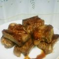 moz煮's cooksnap of when they made 焼き肉のタレとフライパンで簡単スペアリブ.