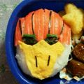 kkoshi's cooksnap of when they made キャラ弁 ジュウオウジャー 簡単作成！.