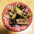 クック3JRIDA☆'s cooksnap of when they made 大根皮のおつまみ1品.