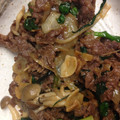 20070825's cooksnap of when they made 舞茸と牛肉のピリ辛炒め.