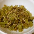 クック9ZO9KY☆'s cooksnap of when they made 聖護院大根の茎と葉の辛いふりかけ.