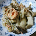 main73's cooksnap of when they made 焼き鮭リメイク✩きのことバター炒めに♪.