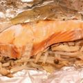 こうせ★'s cooksnap of when they made 鮭のホイル焼き.