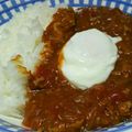 StArS☆1518's cooksnap of when they made 市販ルーで！キーマカレー温玉のせ♪.