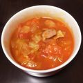 まじょっこＧ's cooksnap of when they made ＊野菜たっぷりトマト缶でミネストローネ＊.