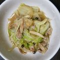 ☆milch☆'s cooksnap of when they made 白菜と豚肉のうま煮.