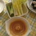 ラリー＆サラ's cooksnap of when they made きゅうり、セロリなど★味噌マヨディップ.