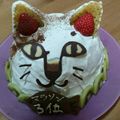 もみりん。's cooksnap of when they made ふんわり可愛いにゃんこのケーキ.