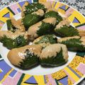 yunheart's cooksnap of when they made 鶏ササミの大葉巻き☆.