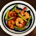 眠り狐's cooksnap of when they made 簡単～エビのガーリック炒め.