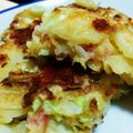 かすがべ's cooksnap of when they made ✩じゃがいもとキャベツのチーズ焼き✩.