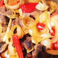 あいらマミー♡'s cooksnap of when they made 牛肉と玉ねぎの焼き肉風炒め.
