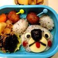 ミラゴン's cooksnap of when they made キャラ弁　年中さんのお弁当9.