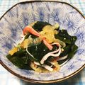 chocoraママ's cooksnap of when they made ワカメと中華クラゲの和え物.