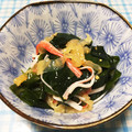 chocoraママ's cooksnap of when they made ワカメと中華クラゲの和え物.