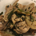 かな☆'s cooksnap of when they made 豚肉とれんこんと空芯菜炒め☆.