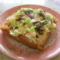 みるきー猫ちゃん's cooksnap of when they made キャベ＆白菜軸　ｼｬｷｼｬｷ和トースト.