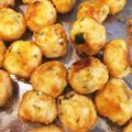 rin0418r24's cooksnap of when they made ✿チーズ入り♡チキンミートボール✿.