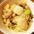 フードセラピー's cooksnap of when they made ひよこデコのガーリックシーフード塩焼そば.