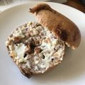 minimousec's cooksnap of when they made ハニー＆クルミのクリームチーズサンド.
