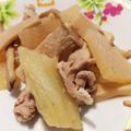 クック4LE2C7☆'s cooksnap of when they made すき焼きの残りで簡単！大根、白菜の煮物.