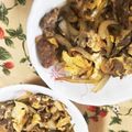 猫のミイヤ's cooksnap of when they made 牛肉と玉葱のビックリ卵とじ.