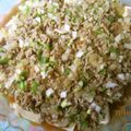 chako106HM's cooksnap of when they made レンジであっという間、肉みそ豆腐.