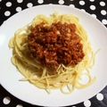 クックQXNV18☆'s cooksnap of when they made 家にあるモノで…簡単手作りミートソース.