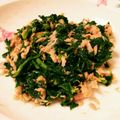 mianna775's cooksnap of when they made 春菊とシーチキンの和え物☆.