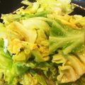 クックAA0U65☆'s cooksnap of when they made シャキッときゃべつ炒め　～コツを～.