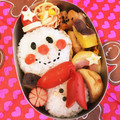 えみちょりん♪'s cooksnap of when they made 幼稚園 お弁当♡雪だるま 簡単.