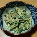 ナーちゃん's cooksnap of when they made 小さな1品おかず◇オクラの味噌マヨ和え.