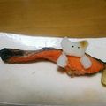 うちの子カエル's cooksnap of when they made 大根おろしアート＊ねこちゃん.