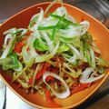 胃が宇宙's cooksnap of when they made 九条ねぎ☆蓮根☆ごぼう☆人参金平サラダ.