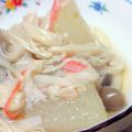 ぱなずきん's cooksnap of when they made ◆冬瓜の煮物～カニカマあん◆.