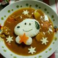 nahosahoママ's cooksnap of when they made デコカレー★スヌーピー＆チャーリー.