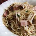ロシアン's cooksnap of when they made きのことウィンナーのパスタ.