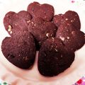 ちらぽん's cooksnap of when they made 低糖質♪大豆粉のココアとくるみクッキー.