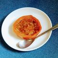 ウメ吉さん's cooksnap of when they made チアシード入り完熟柿（ずくし）のデザート.
