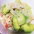himekoo's cooksnap of when they made アボガドと玉ねぎ根菜サラダ.